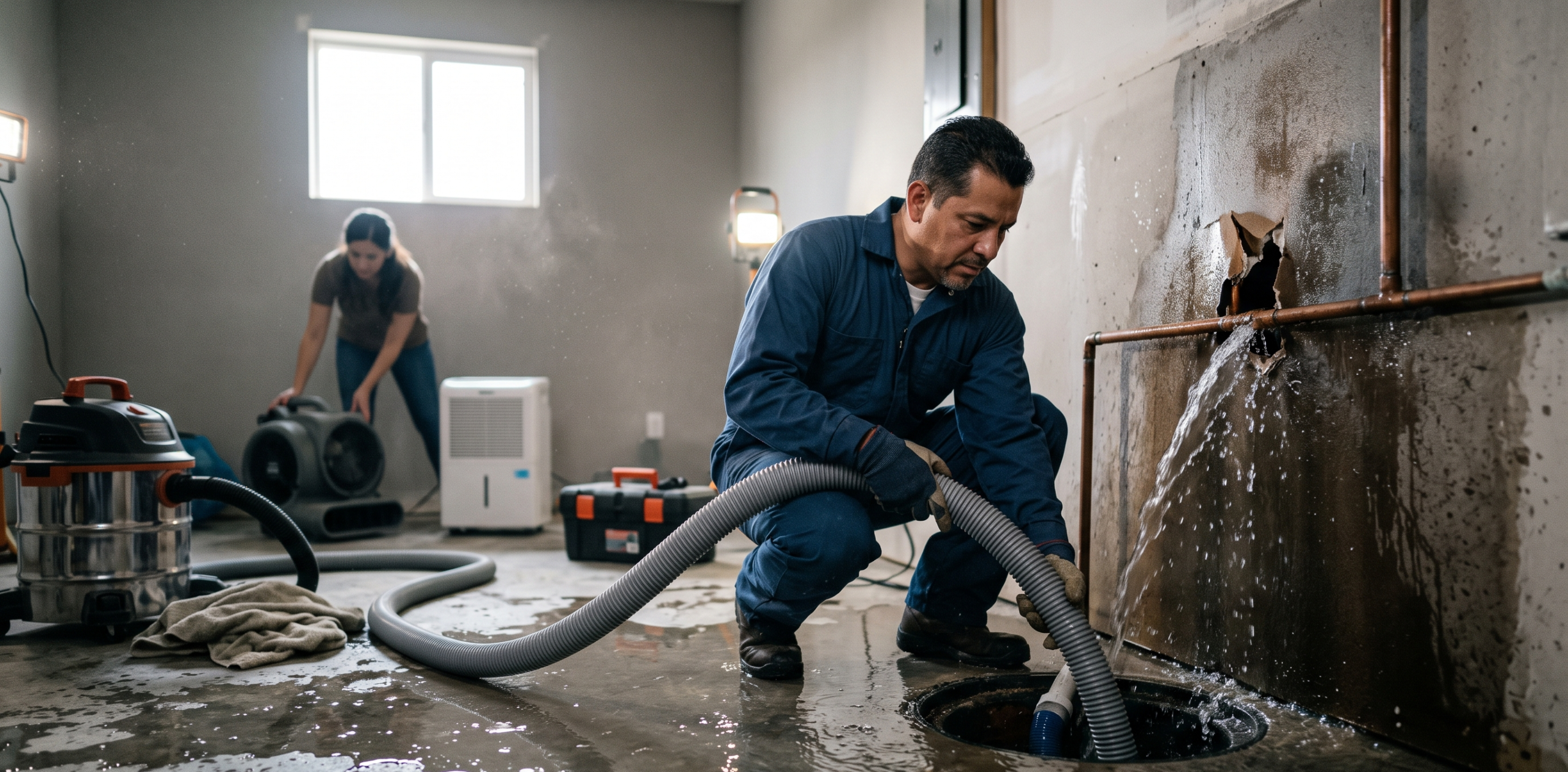 Burst Pipe Water Damage: Immediate Steps and Long-Term Repair Solutions