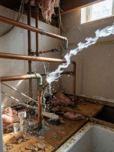Burst Pipe Water Damage Repair
