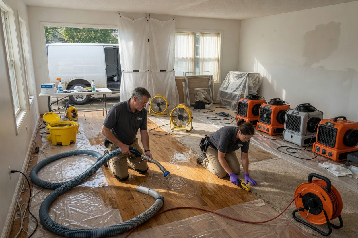 Sewage Backup Cleanup